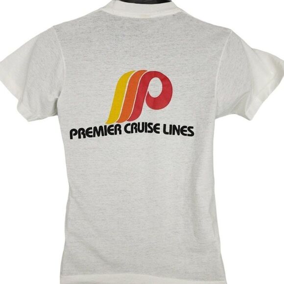 Splash Down Snorkeling T Shirt Vintage 80s Diving Premier Cruise Lines Mens - Picture 3 of 7